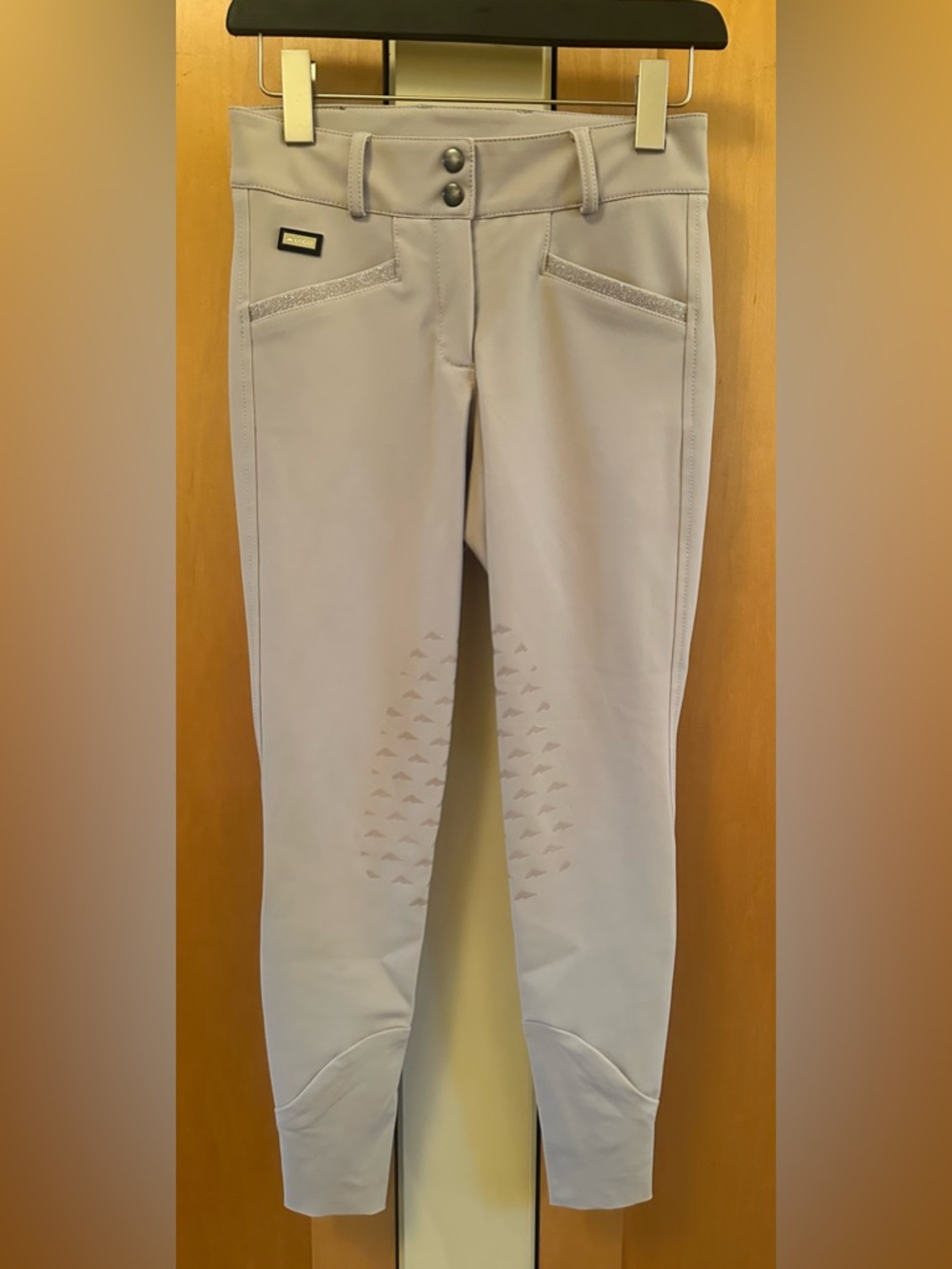 Iago Italia Equestrian Riding Show Breeches, Tan, Size 24, Excellent Condition! - Picture 2 of 14